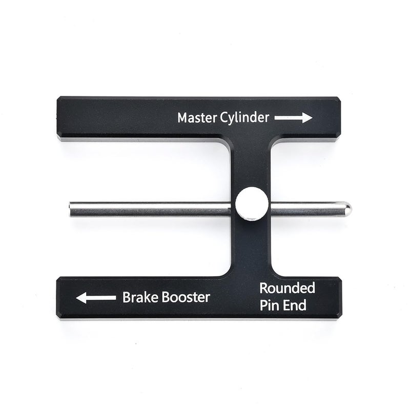 Tuxihapp Car Brake Booster Push Rod Adjustment Tool Auto Master Cylinder Push Rod Length Gauge Magnet Brake Pedal Distance Measuring Tool Fit for Most Braking Boosters with Adjustable Pin Black - Image 3
