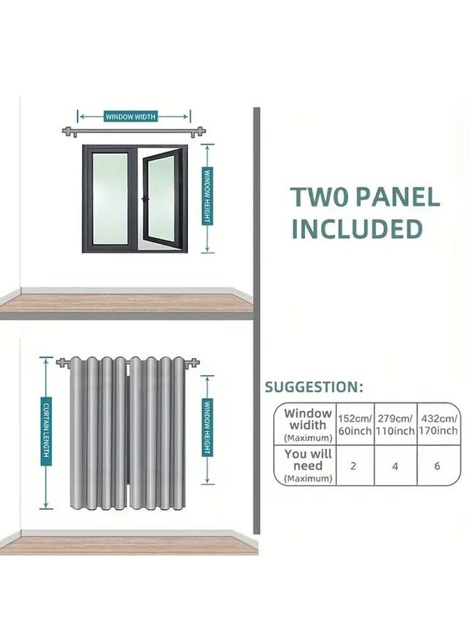 White Sheer Curtains 2 Panels Set Voile Tulle Window Drapes Rod Pocket W52inch H45inch - Image 5