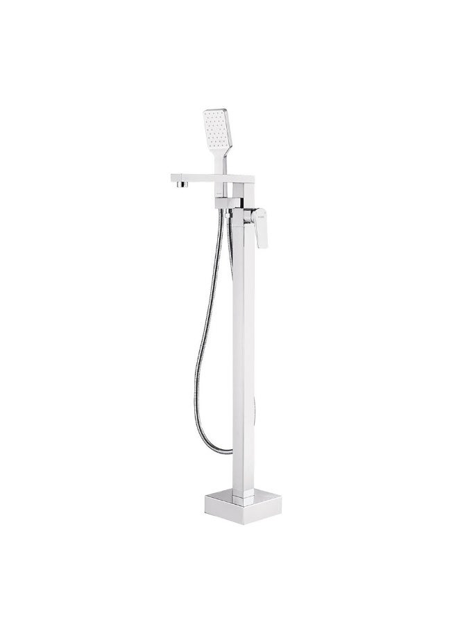 DANUBE HOME Milano Yana Free Standing Bath Mixer Chrome Floor Mounted Faucet - Image 1