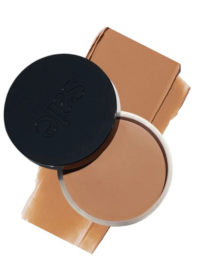 SAIE Sun Melt Natural Cream Bronzer - Light Bronze - a peachy shade for fair skin tones 30ml | Lightweight, Blendable, Sun-Kissed Glow - Image 1
