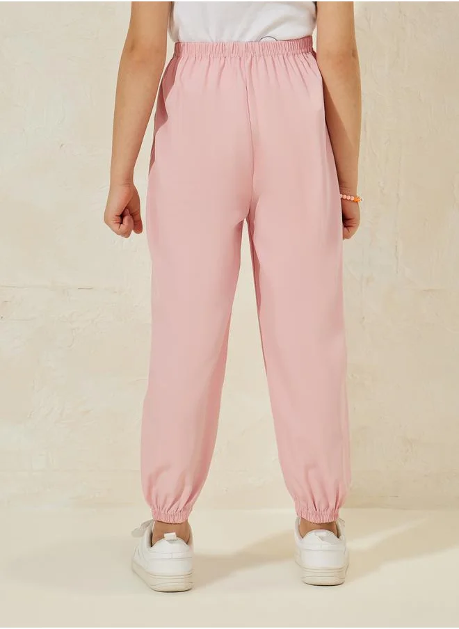 ستايلي Solid Joggers with Side Stripes