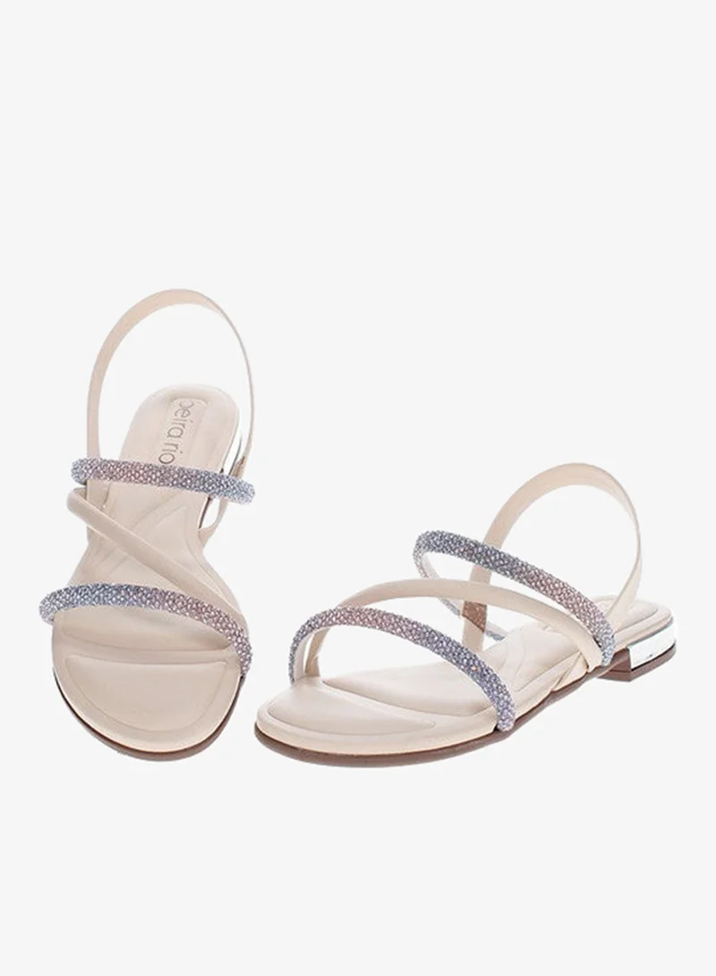 Beira Rio  BEIRA RIO Flat sandals with Back strap For Ladies for Women | Best Price UAE