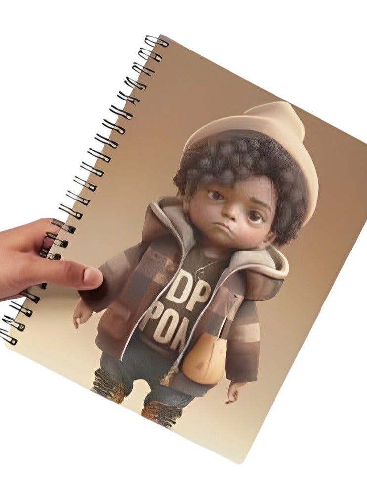 Taquino A5 Spiral Bound Notebook - Ruled Pages, 80 Sheets  - Image 2