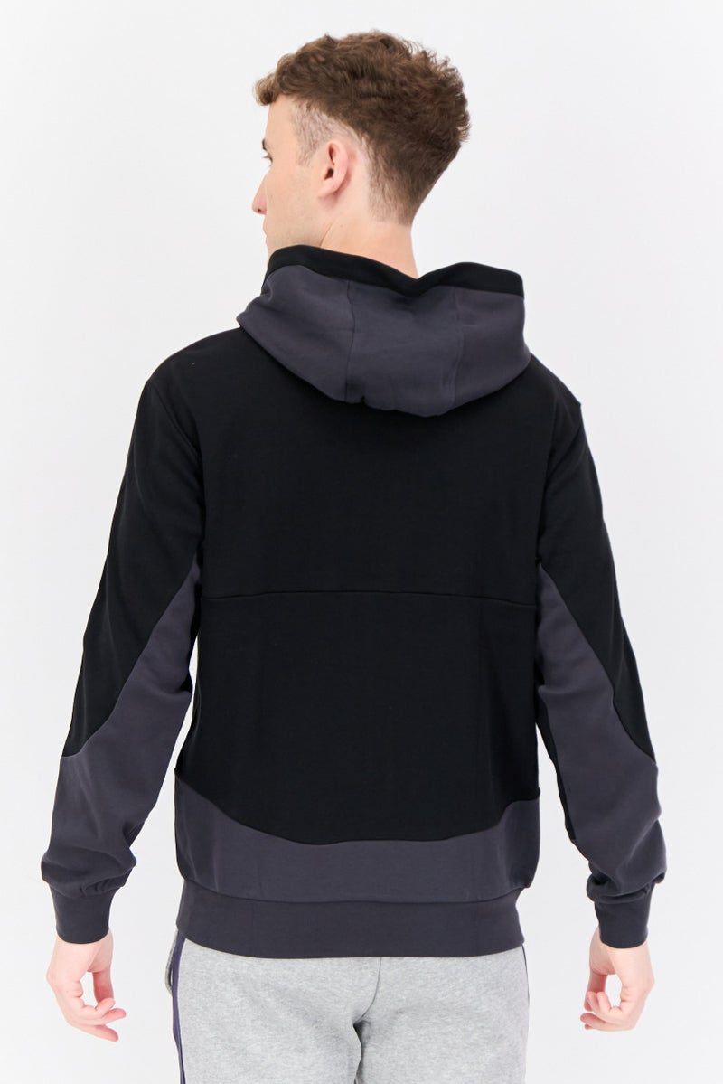 Adidas Men Sportswear Fit Long Sleeve Outdoor Hoodie, Black  - Image 3
