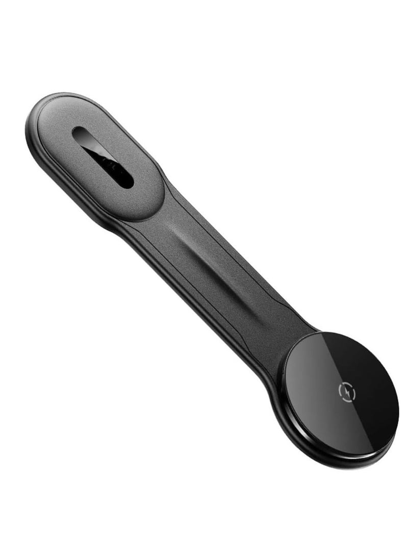 ELTRAZONE D21 Fast Wireless Charger Magnetic Car Holder | 15W Wireless Charging for iPhone & Android | Auto-Aligning Magnetic Mount | Qi-Certified | Dashboard & Vent Mount (Black) - Image 5