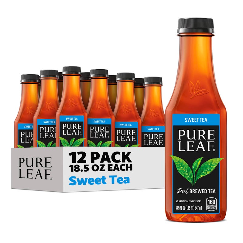 Pure Leaf Iced Tea Sweet Tea Real Brewed Tea 185 Fl Oz Bottles Pack of 12 - Image 3