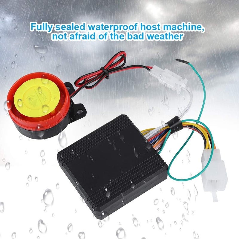 woobles 125dB 12V Waterproof Motorcycle Bike Anti-theft Security Burglar Alarm System Scooter Double Scooter Remote Control - Image 5