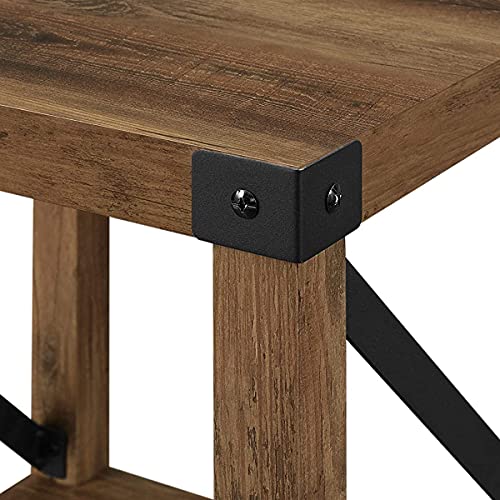 Keenkee 4 Set 2 x 2 x 1.5 Inch Metal Corner Protectors for Furniture, Decorative Corner Brackets Black for Wood, Boxes, Farmhouse, Barn Door, Wood Frame, Trunk, Table, Desk - Image 4