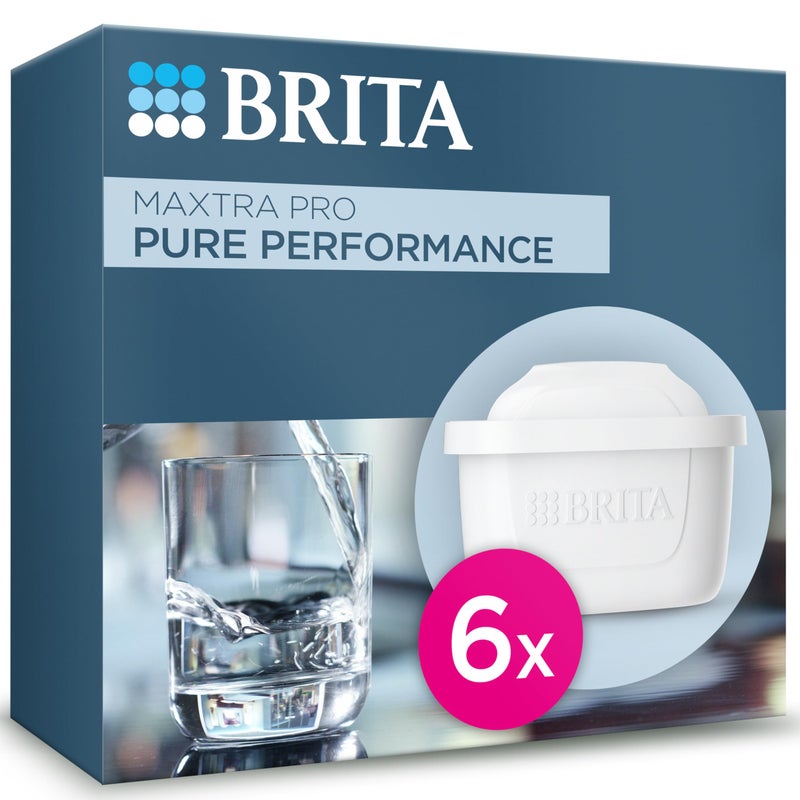 خرطوشة فلتر المياه BRITA MAXTRA PRO للأداء النقي 6 عبوات الأصلية