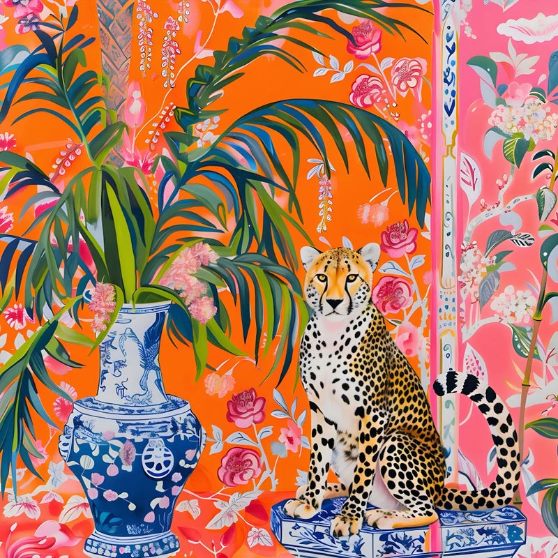 Springbok Cheetah and Ginger Jar 500 Piece Jigsaw Puzzle for Adults Unique Cut Pieces Made in USA - Image 3
