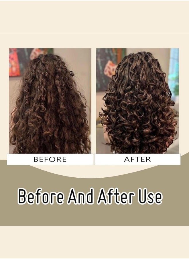 BUPY - 2024 Newest Vented Curly Hair Brush, Bounce Curl Define Styling Brush, Wet Dry Detangler Hair Brush, The Essential Tool For Shaping and Styling Your Curls, Achieve Perfectly Defined Curls (Beige) - Image 1