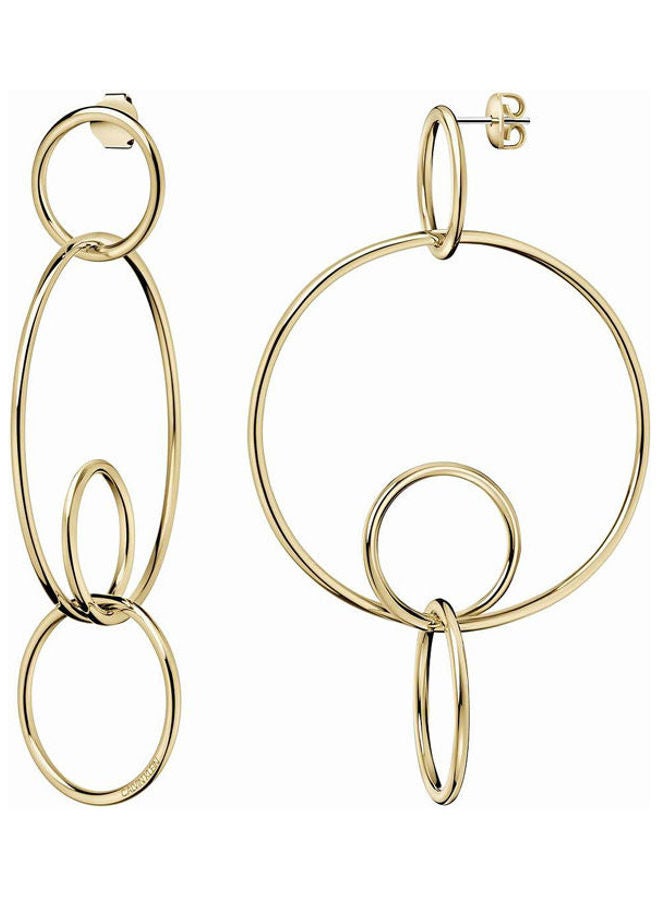 One Size Stainless Steel Dangle Earrings