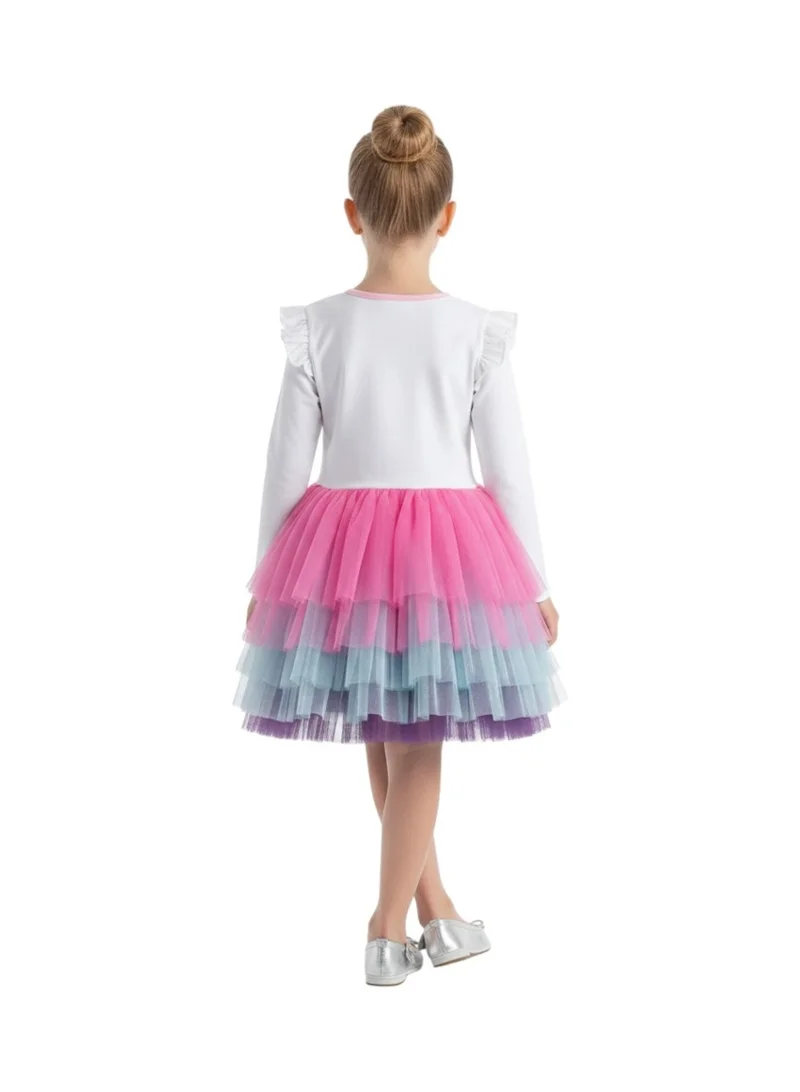 D'Daniela Unicorn Colorful Tutu Dress