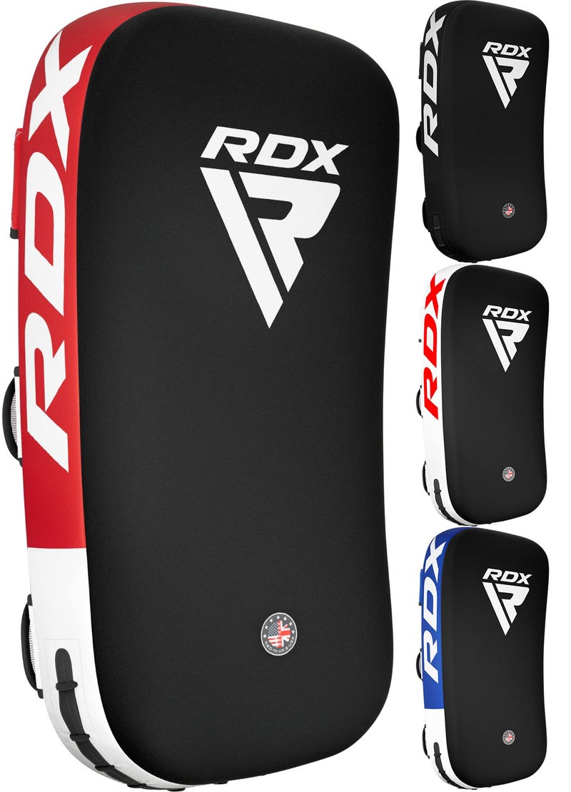 RDX Muay Thai Pad for Training, Curved Kickboxing Kicking Strike Shield, Coaching Kick Boxing, MMA, Martial Arts, Karate, Taekwondo, Punching, Foot, Knee and Elbow Target (One Pad Only) - Image 1