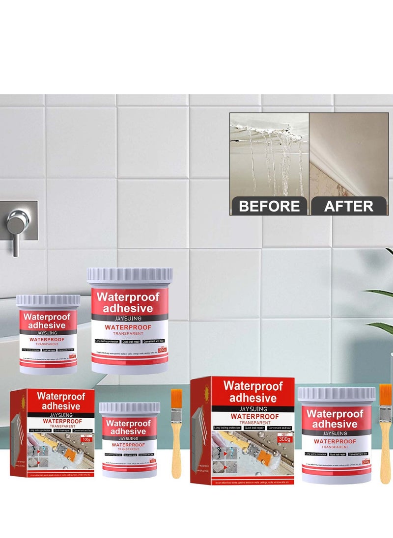 Jaysuing Jaysuing transparent waterproof glue roof bathroom kitchen wall waterproof brick-breaking-proof leak-proof coating  - Image 2