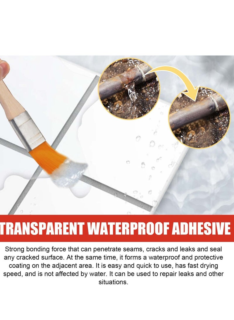 Jaysuing Jaysuing transparent waterproof glue roof bathroom kitchen wall waterproof brick-breaking-proof leak-proof coating  - Image 5