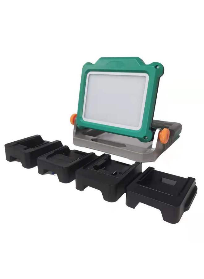 Cordless Outdoor Floodlight Is Suitable For 18V Lithium Battery Of Makita Dewei Bosch Mivoki Baudobek Stanley-Power:Wicks Small Foot Interface  - Image 3