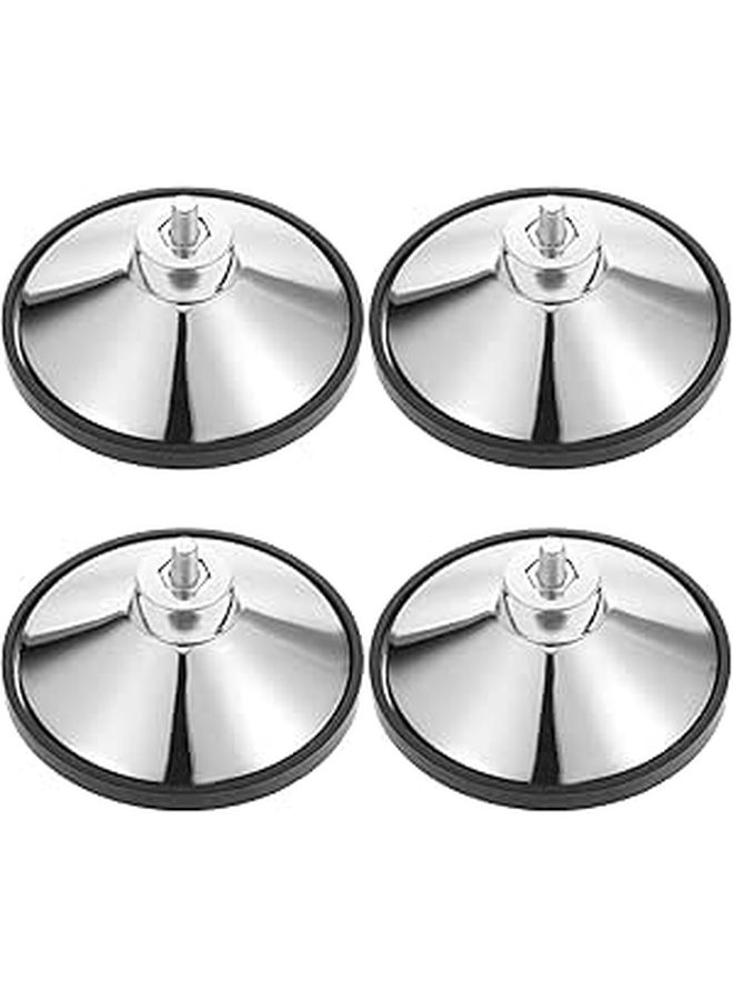 Mikikit 4 Sets Foosball Football Mat Pads Adjustable Pool Leg Levelers Floor Protector - Image 1