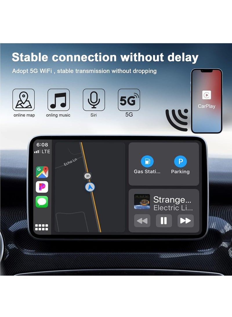 IISE Wireless Apple Carplay Adapter 2023 Upgrade Plug & Play Wireless Dongle Converts Wired to Wireless Fast and Easy Use Fit for Cars from 2015 (Apple Carplay)  - Image 3