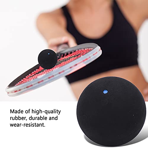 VBESTLIFE Squash Ball, 37mm Rubber Single Dot Squash Racket Balls for Beginner Competition Training (Single) - Image 4