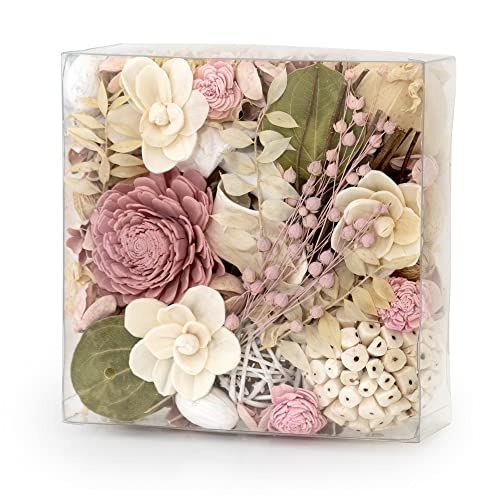 ANDALUCA ANDALUCA Maison Box Fragrance Potpourri Decorative Vase  Bowl Filler Home Dcor Pink Jasmine 