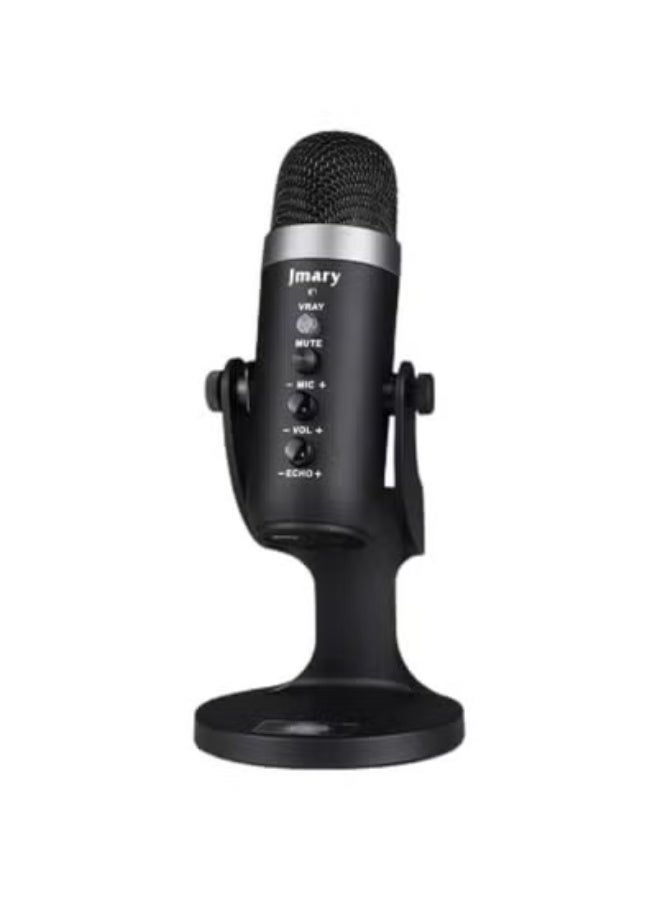 Jmary üéôÔ∏è MC-PW8 USB Condenser Microphone for Podcasting, Streaming, Gaming, Voice-Over & Recording ‚Äì Plug & Play Mic with Noise Reduction, Adjustable Tripod Stand, Mute Button & Volume Control ‚Äì Compatible with PC, Laptop, Mac ‚Äì Studio-Quality Sound - Image 4