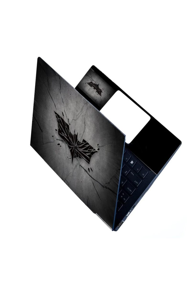 WALLTON - Batman Logo Vinyl Laptop Skin Decal/Sticker Protector, Fits Dell, Hp, Lenovo, Toshiba, Acer, ASUS and for All Models Up to 11.6"-15.6" Inch, Pack of 1 - Image 1
