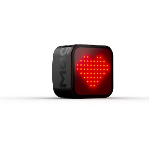 Magene L308 Smart Tail Light for Bike, Highly Customizable Intelligent Expression Bluetooth Lightweight Bicycle Tail Light Without Charging Cable，96 COB LED Lights IPX6 Waterproof - Image 1