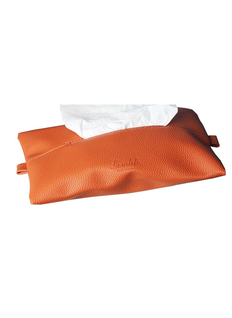 East Lady Car Tissue Holder Car Mount Organizer Brown Colour  - Image 1