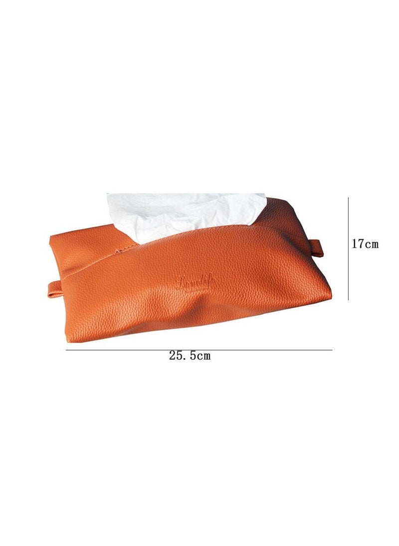 East Lady Car Tissue Holder Car Mount Organizer Brown Colour  - Image 3