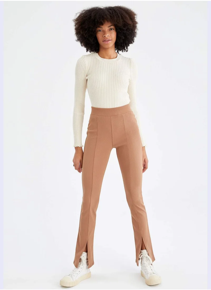 ديفاكتو Slim Fit Side Split Leggings