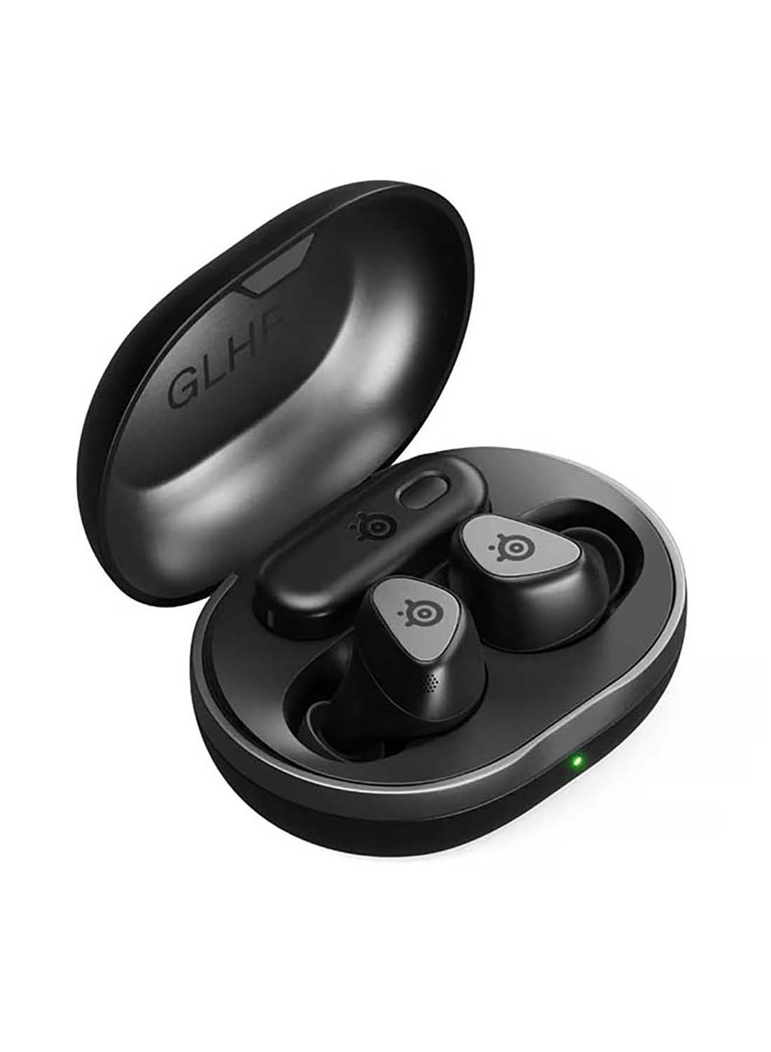 SteelSeries Arctis Gamebuds for PlayStation, Neodymium Magnetic Drivers, 4 mic Hybrid Active Noise Cancellation, Bluetooth 5.3 & Quick Switch 2.4GHz Connectivity, Up to 40 Hours, Black | 61680