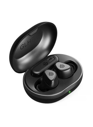 SteelSeries Arctis Gamebuds for PlayStation, Neodymium Magnetic Drivers, 4 mic Hybrid Active Noise Cancellation, Bluetooth 5.3 & Quick Switch 2.4GHz Connectivity, Up to 40 Hours, Black | 61680