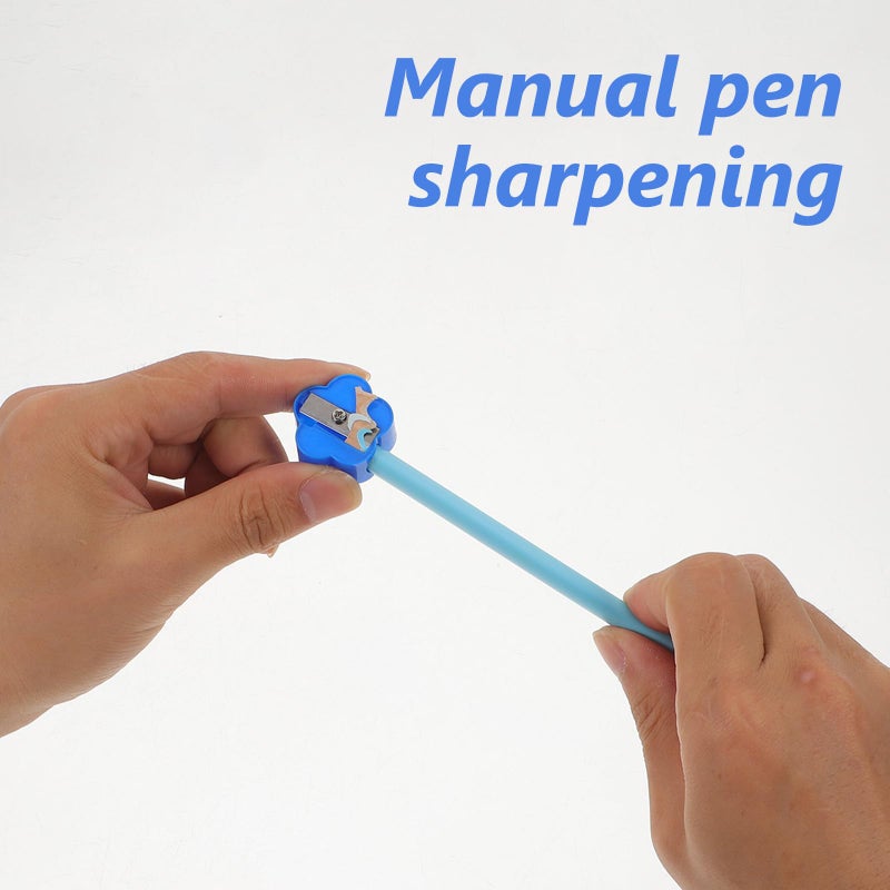40 Pcs Mini Pencil Sharpeners Bulk Random Colors Portable For Classroom Office Stationery - Image 3