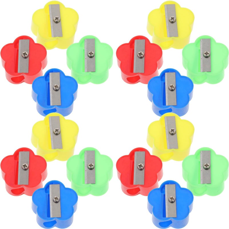 40 Pcs Mini Pencil Sharpeners Bulk Random Colors Portable For Classroom Office Stationery - Image 1
