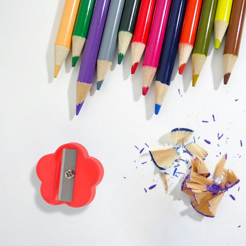 40 Pcs Mini Pencil Sharpeners Bulk Random Colors Portable For Classroom Office Stationery - Image 5