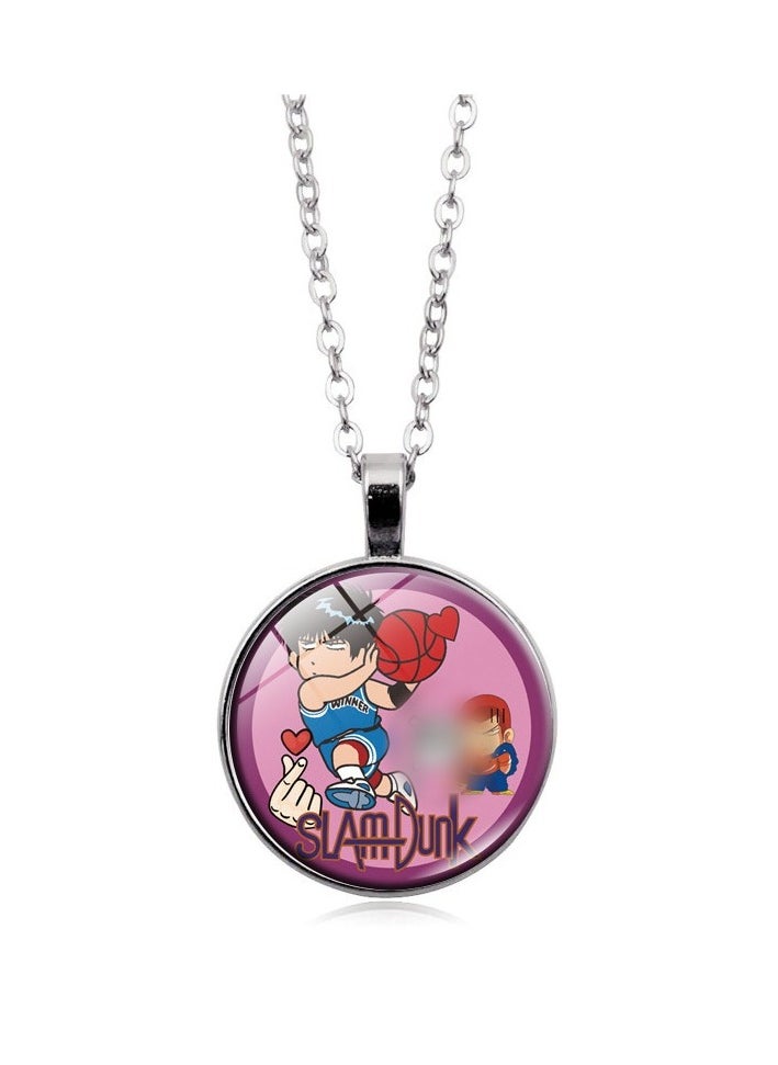 KUYING New Slam Dunk Pendant Sweater Chain Jewelry 