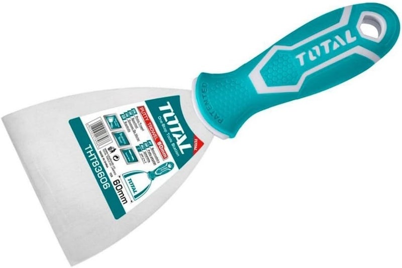 Total Putty Trowel 60mm Stainless Steel