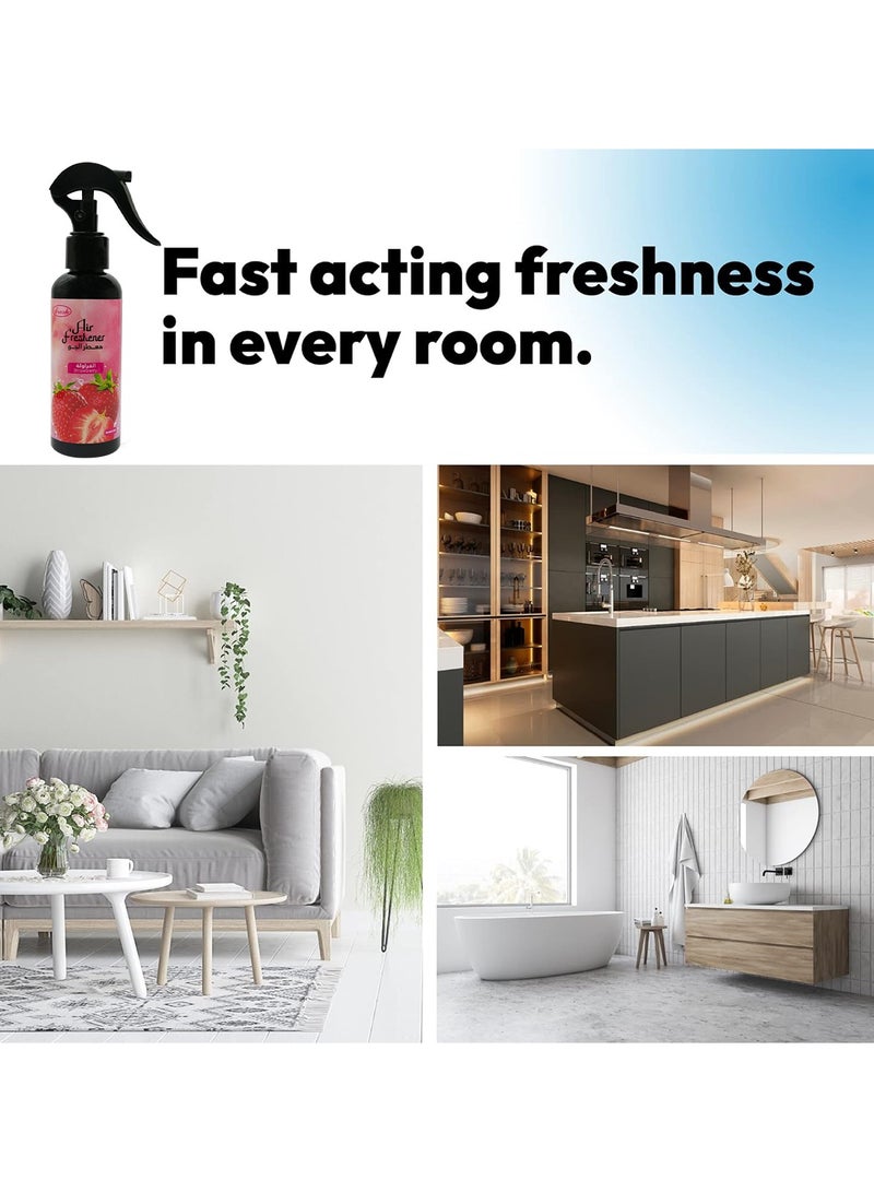 Fresh Air Freshener Spray 150ml -  Long Lasting High Quality Strawberry Air Freshener Home and Car - Image 3