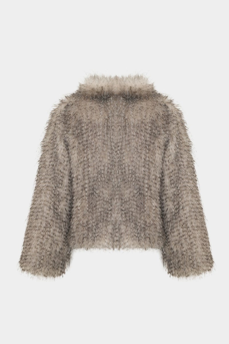 Açelya Okcu Premium Mars Faux Fur Women's Coat  - Image 2
