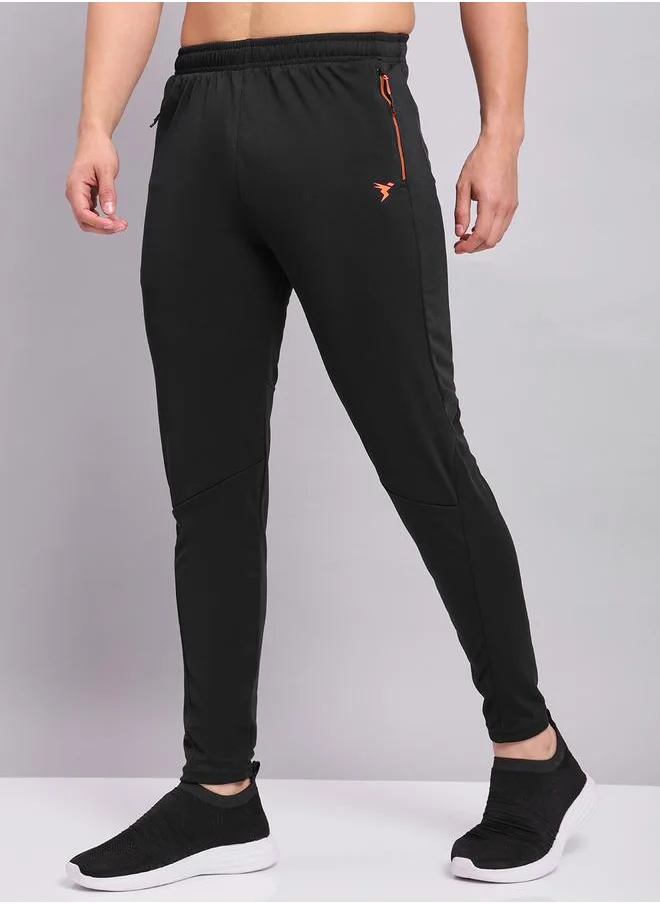 Technosport Technosport Solid Elasticated Waistband Regular Fit Track Pants