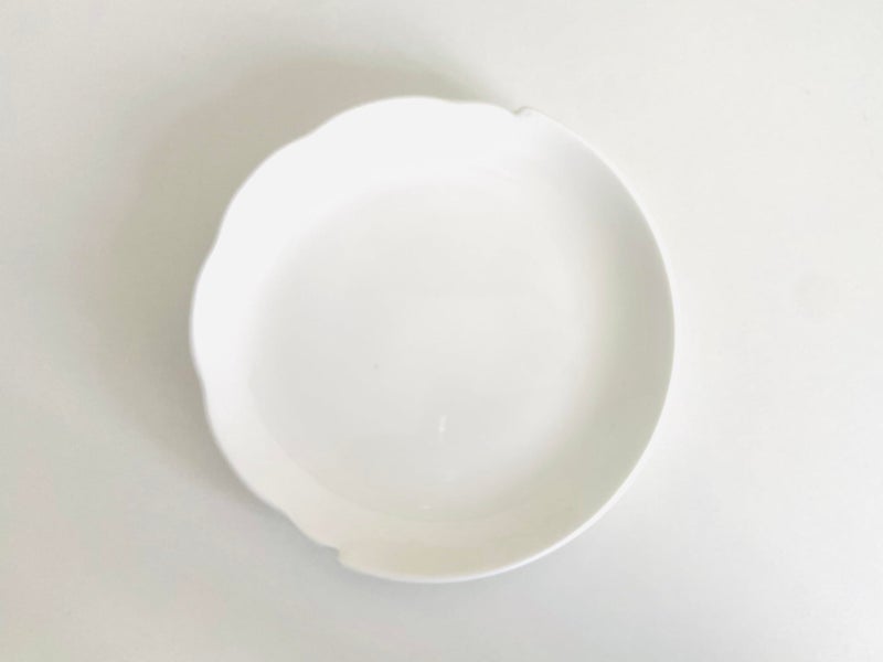 ALTAICA Porcelain White Ceramic Platter Appetizer Plate Tray for Serving Snacks, Salad Pizza, Parantha, Perfect for Modern Kitchen- Size 20x20x2 cm - Image 5