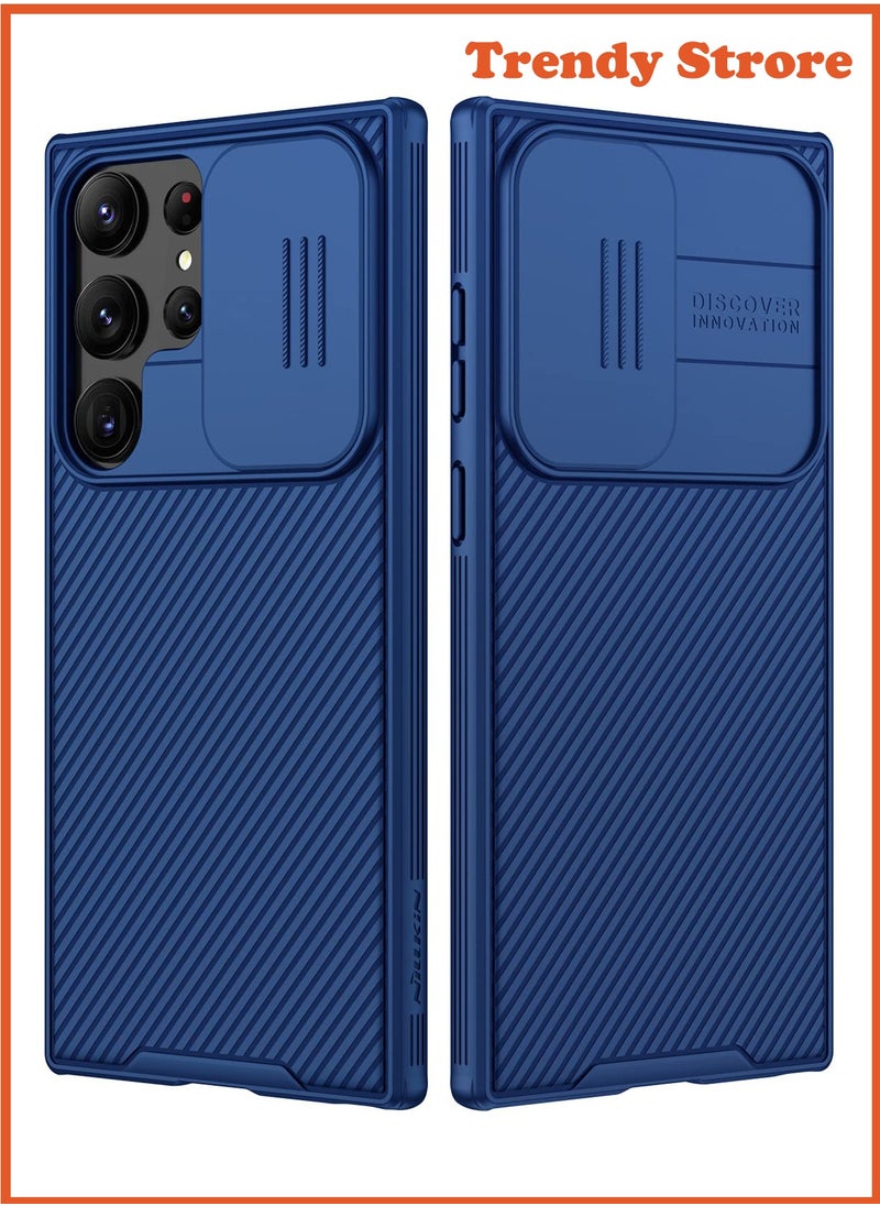 Nillkin For Samsung Galaxy S25 Ultra Case, Camera Lens Protection Slide Cover, TPU+PC Shockproof Bumper Back Cover, Anti-Fingerprint Mobile Phone Case, Slim Fit Protective Casing  - Image 1