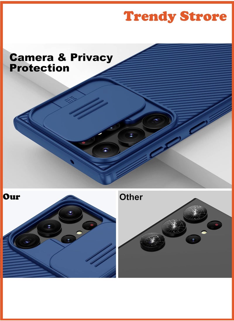 Nillkin For Samsung Galaxy S25 Ultra Case, Camera Lens Protection Slide Cover, TPU+PC Shockproof Bumper Back Cover, Anti-Fingerprint Mobile Phone Case, Slim Fit Protective Casing  - Image 2