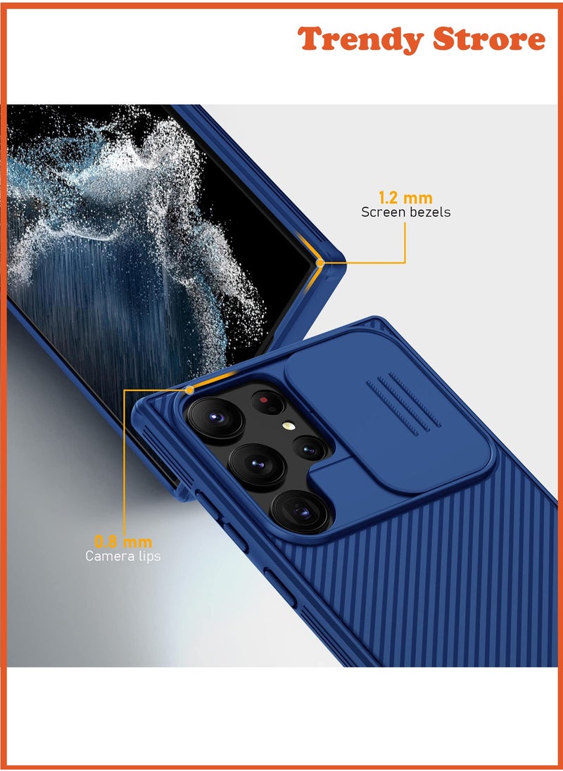 Nillkin For Samsung Galaxy S25 Ultra Case, Camera Lens Protection Slide Cover, TPU+PC Shockproof Bumper Back Cover, Anti-Fingerprint Mobile Phone Case, Slim Fit Protective Casing  - Image 3