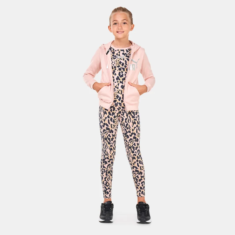 PUMA Kids' Essentials+ Logo Full-Zip Hoodie