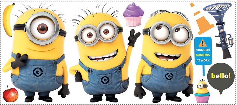 Minions Minions RMK2080SCS Wall Decal  Despicable Me 2  - Image 1