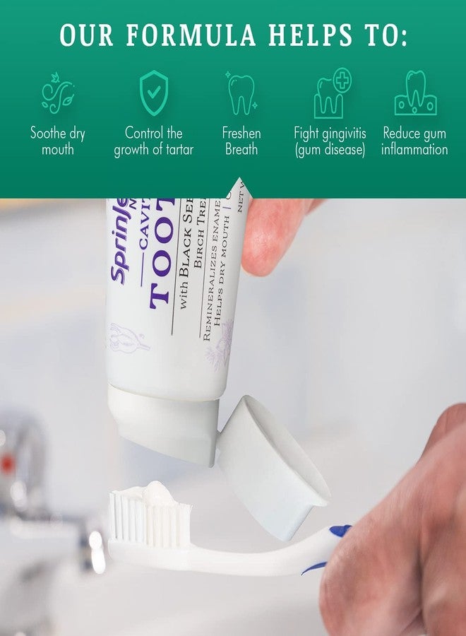 SprinJene Natural Sensitivity Relief, Fluoride Toothpaste for Sensitive Teeth | Natural Toothpaste for Cavity Protection | 1 Pack - Image 4