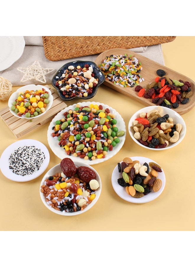 Generic - 1:1 Simulation Mixed Cereals Model DIY Toys Food And Play Accessories Eight Treasure Porridge Nut Ingredients Photo Props-Color:Colorful Rice (pack Of 0.5kg ) - Image 1