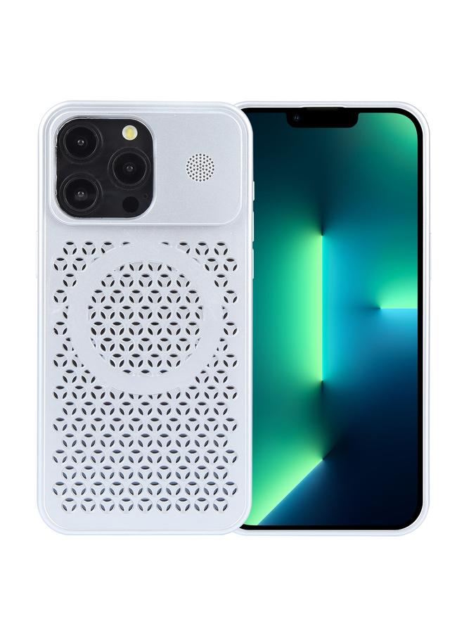 زبون جراب لهاتف iPhone 13 Pro بلون نقي مع خاصية العلاج بالروائح العسلية من MagSafe - Image 1